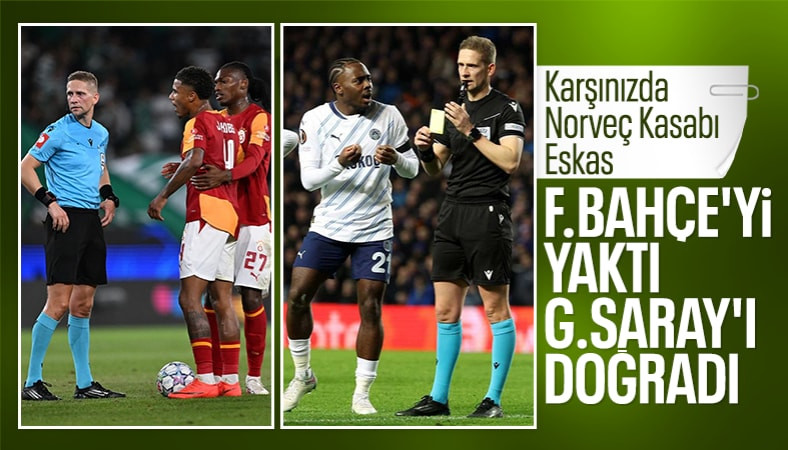 Norveçli hakem Espen Eskas'ın sicili kabarık: Fenerbahçe'yi yakmıştı, Galatasaray'ı da harcadı!