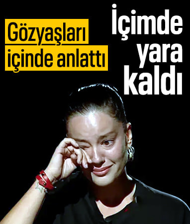 Gözyaşlarına hakim olamadı.