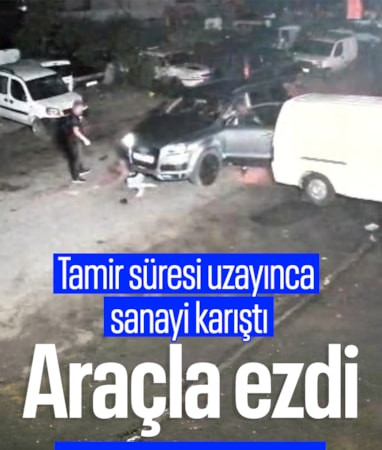 Sakarya'da sanayi sitesi karıştı: İş yeri sahibini araçla ezdi