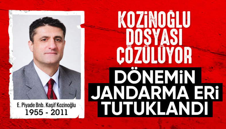 Kaşif Kozinoğlu soruşturmasında 1 tutuklama