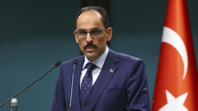 İbrahim Kalın, Irak Temsilciler Meclisi Başkanı Halbusi ile görüştü