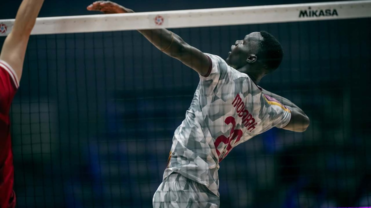 Katar'ın 13 yaşındaki voleybolcusu Mubarak Musa, Asya Şampiyonası'na damga vurdu