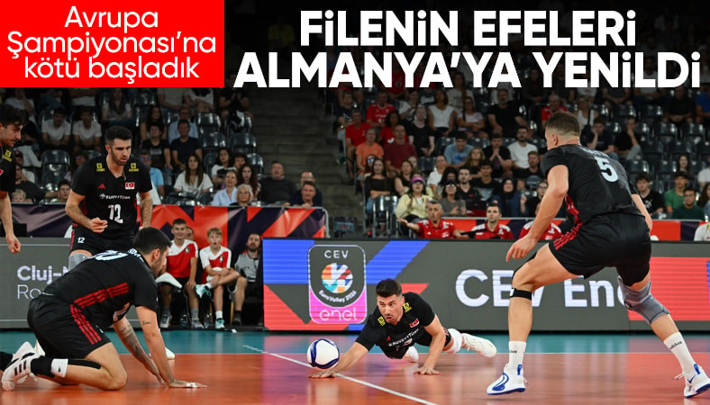 A Milli Erkek Voleybol Takımı, Almanya'ya yenildi