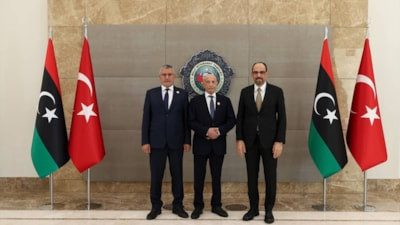 MİT Başkanı Kalın, Libya Temsilciler Meclisi ve Yüksek Devlet Konseyi Başkanları ile görüştü
