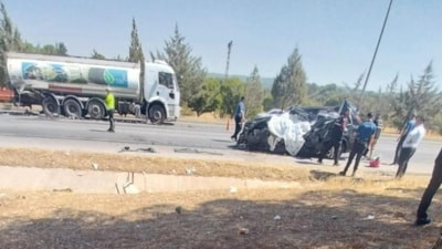 Kahramanmaraş'ta trafik kazası: 1 ölü 2 yaralı