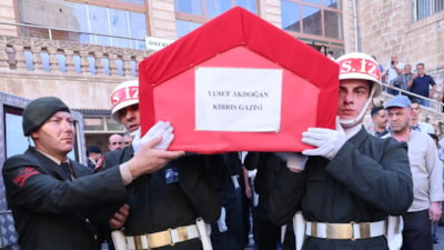 Kıbrıs Gazisi Yusuf Akdoğan Mardin’de son yolculuğuna uğurlandı