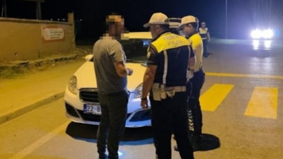 Edirne'de alkollü sürücüden diğer sürücülere tavsiye: İçmeyin