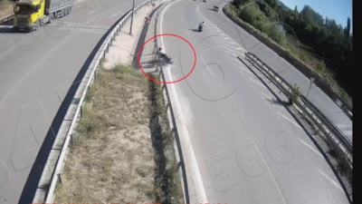 Amasya'da bariyere çarpan motosikletin sürücüsü hayatını kaybetti