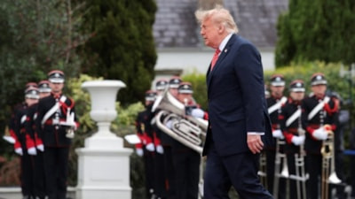 Trump 7 yıl sonra İrlanda'da: Golf oynayacak