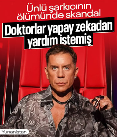 Yunan şarkıcının ölümünde skandal iddia: Doktorlar yapay zekadan yardım istedi