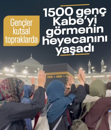 Gençlik Umresi programıyla 18-30 yaş arasındaki gençler kutsal topraklarda