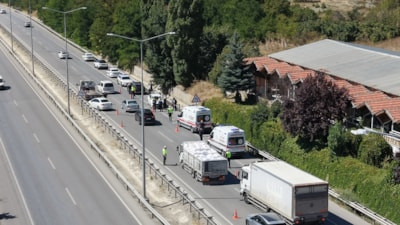 Çorum'da 3 araçlı zincirleme kaza: 5 yaralı