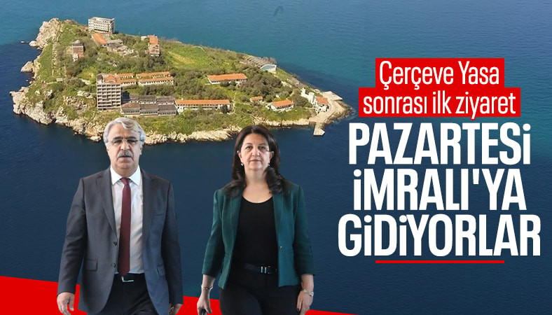 DEM Parti heyeti, pazartesi günü İmralı'yı ziyaret edecek