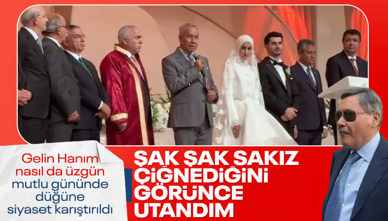 Bülent Arınç’tan Davutoğlu'nun düğününde Melih Gökçek’e tepki