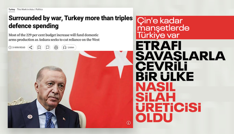 Çin medyası: Türkiye, Batı'dan almak yerine yerli silahlar üretiyor