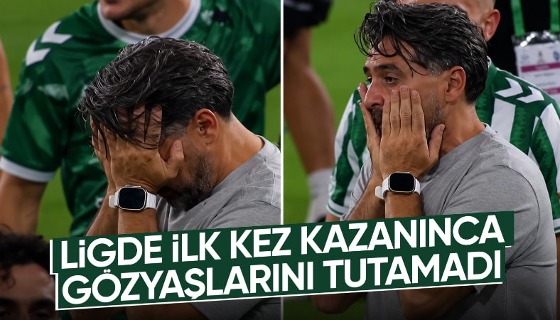 Konyaspor’un galibiyet hasreti sona erdi: İlhan Palut gözyaşlarını tutamadı