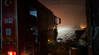 Bolu’daki fabrika yangını kontrol altına alındı