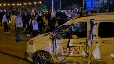 Düğün dönüşü feci kaza: 21 yaralı