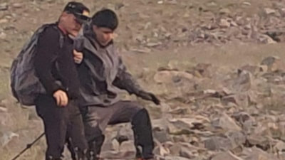 Erciyes Dağı’nda mahsur kalan yabancı uyruklu kişi kurtarıldı