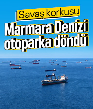 Karadeniz'e geçemeyen gemiler İstanbul açıklarında yoğunluk oluşturdu