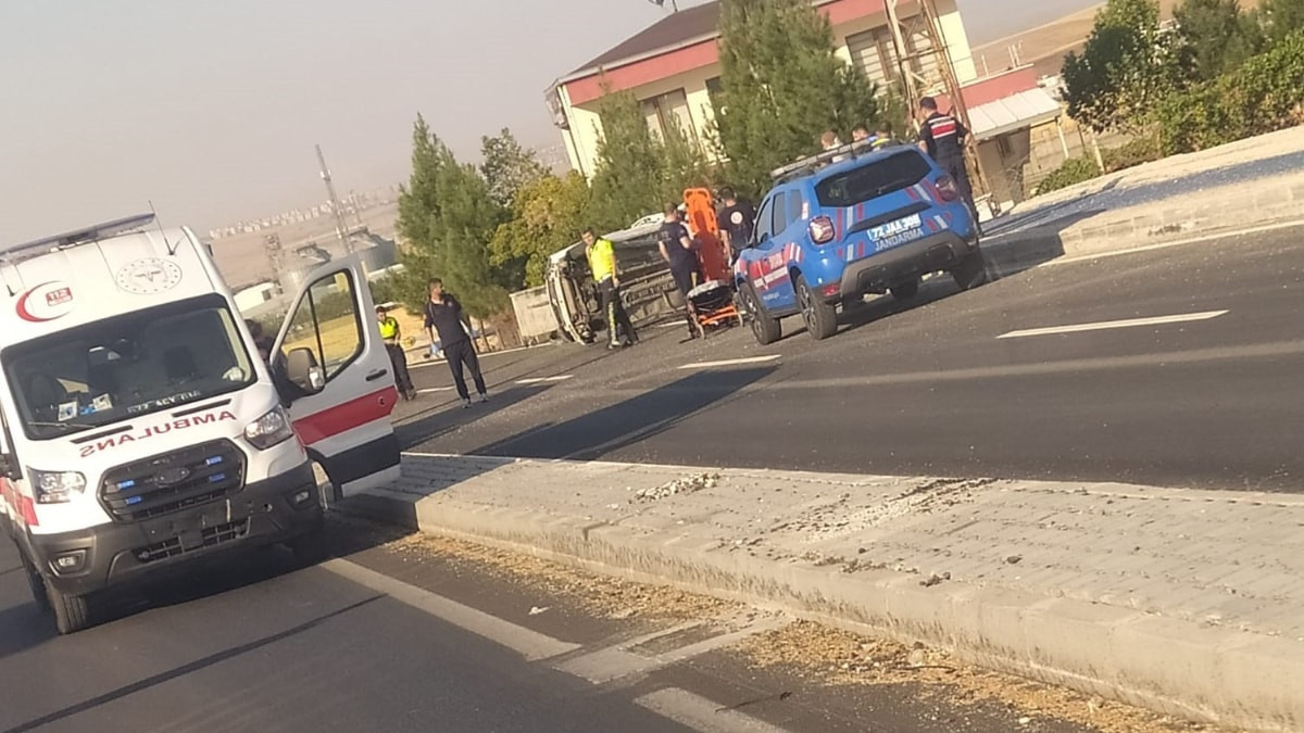 Batman'da otomobil takla attı: 4 yaralı