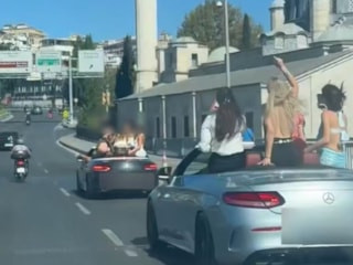 İstanbul'da trafikte twerk: 8 kişi gözaltına alındı