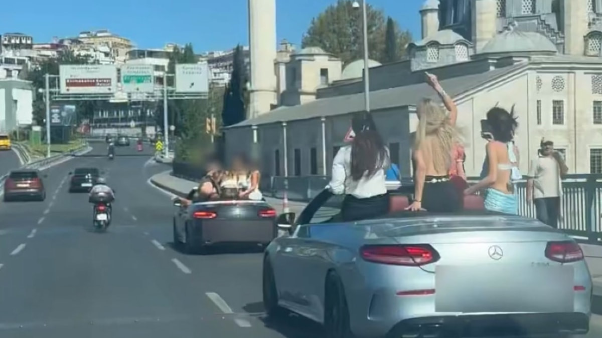 İstanbul'da trafikte twerk: 8 kişi gözaltına alındı