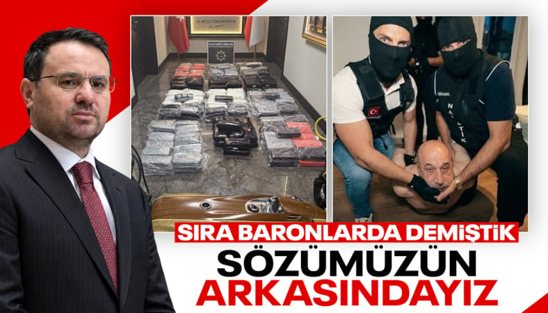 Akın Gürlek: Güney Amerika’dan deniz yoluyla getirilen kokainin sevkiyatı engellendi