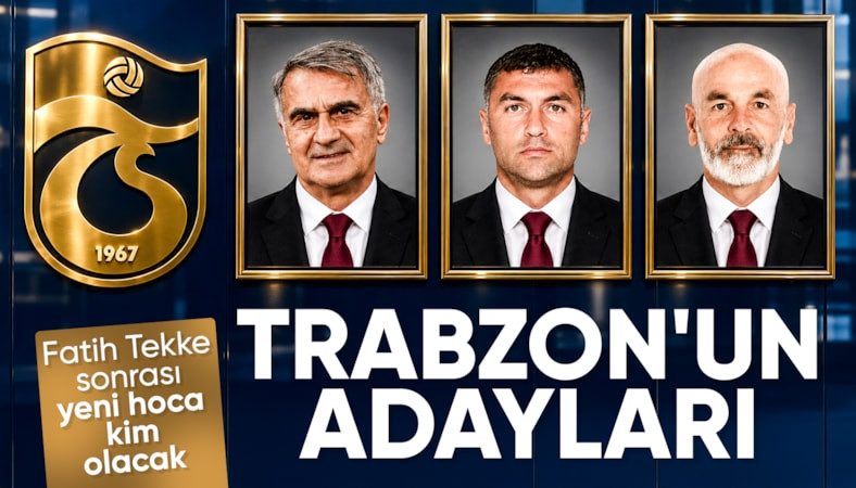 3 aday var! Trabzonspor'da yeni hoca kim olacak?