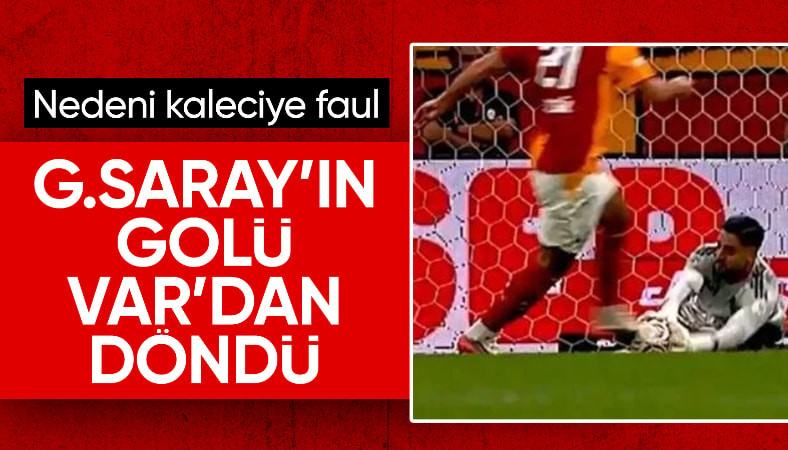 Galatasaray'ın Kocaelispor maçında golü VAR'dan döndü