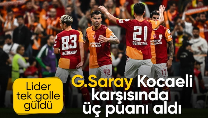 Galatasaray, Kocaelispor'u yendi