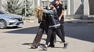 'Vanlı Kara Haydar'ın eşi Çağla Öz adliyeye sevk edildi