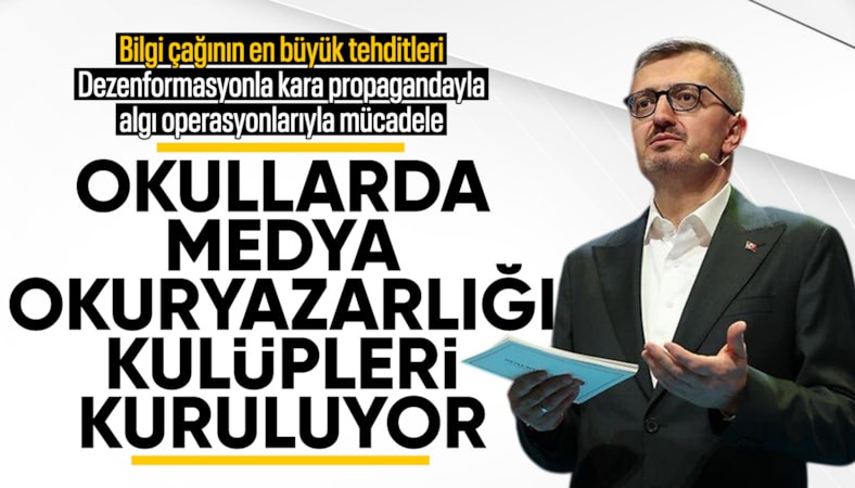 Burhanettin Duran paylaştı: "Medya ve Bilgi Okuryazarlığı Kulüpleri" kurulacak