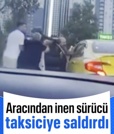 İstanbul Esenyurt’ta trafikte kavga: Taksiciyi yumrukladı