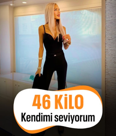 46 kiloluk sosyeteden yeni paylaşım