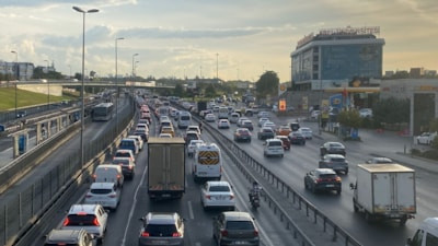 İstanbul'da trafik yoğunluğu
