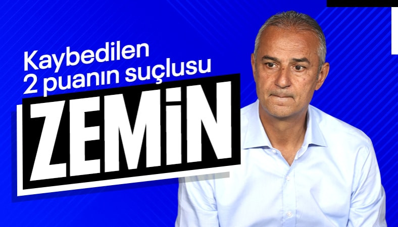 İsmail Kartal'dan maç sonu 'zemin' tepkisi: Herkes gördü!