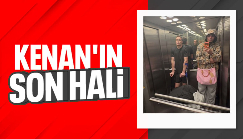 Kenan Yıldız koltuk değnekleriyle görüntülendi