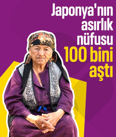 Japonya'nın rekoru: 100 yaşını aşanların sayısı 100 bini geçti