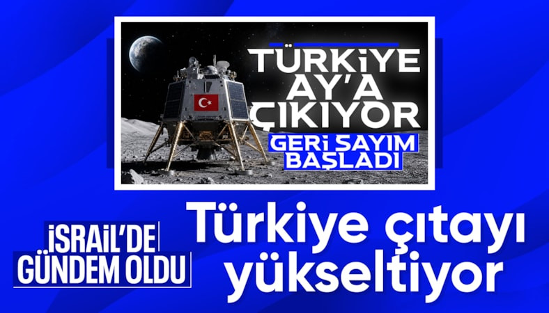 Türkiye'nin Ay hedefi İsrail'de gündem oldu