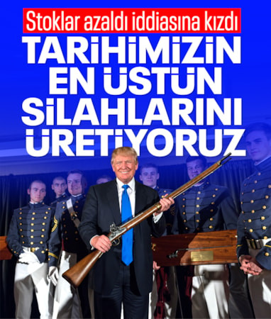Trump: ABD, tarihimizdeki en üstün ve seçkin silahları üretiyor