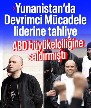 Yunanistan'da ABD Büyükelçiliğine saldırı yapan örgütün lideri tahliye oldu: Büyükelçi tepki gösterdi