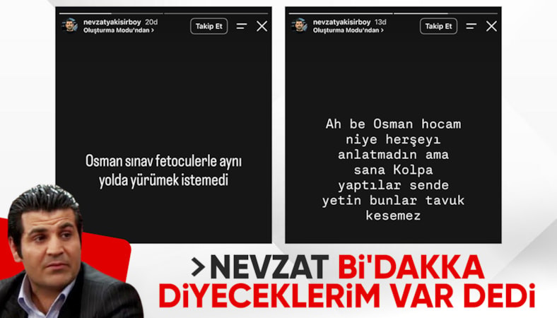 Kurtlar Vadisi'nin Nevzat'ından Osman Sınav paylaşımı: FETÖ'cüler tehdit etti