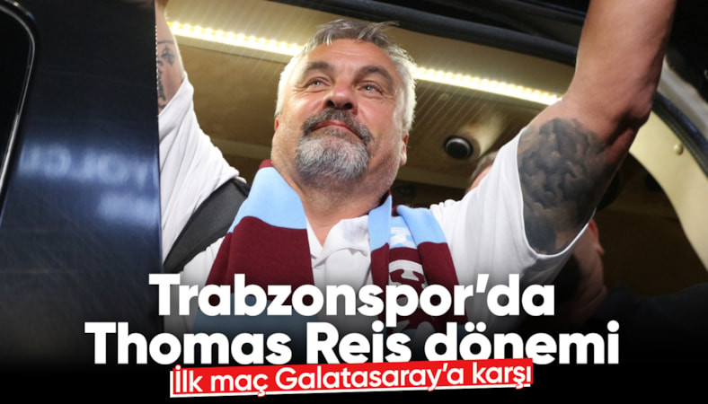Trabzonspor'un yeni teknik direktörü Thomas Reis Trabzon'a geldi