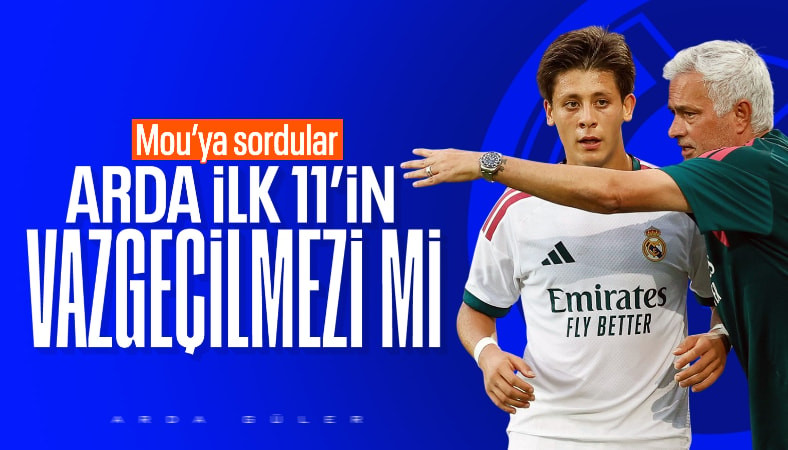 Jose Mourinho'dan Elche maçı sonrası Arda Güler yanıtı