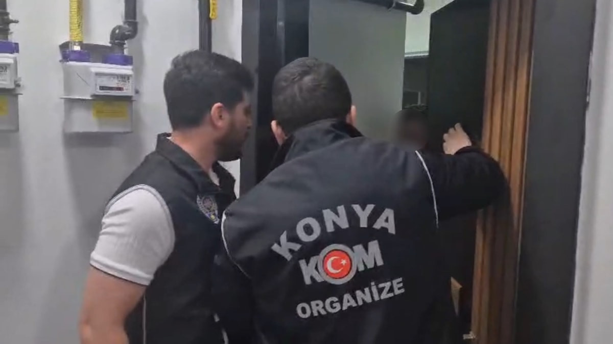 Konya'da "kıskaç" operasyonu
