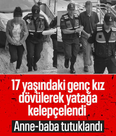Zonguldak'ta 17 yaşındaki kızlarını yatağa zincirleyen anne-baba tutuklandı