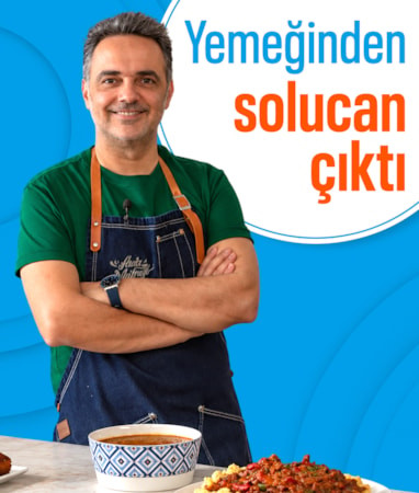 Tabağından solucan çıktı