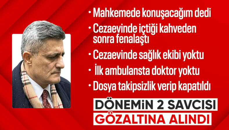 Kaşif Kozinoğlu'nun ölümüne ilişkin 2 savcı gözaltına alındı