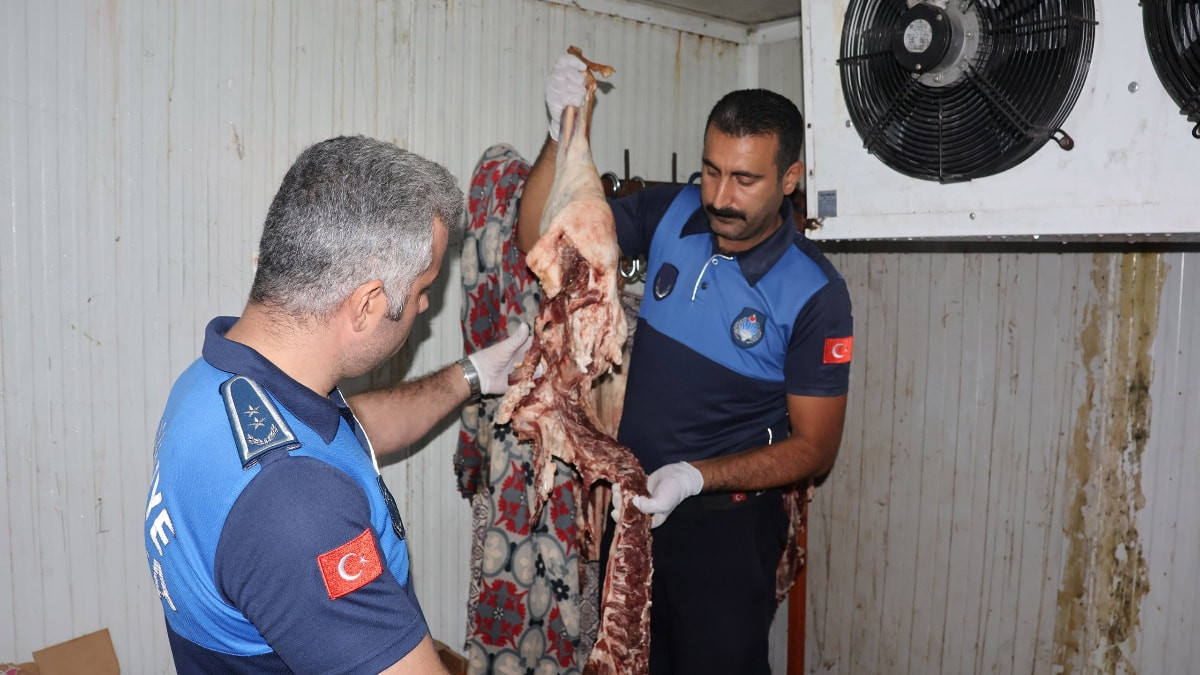 Şanlıurfa'da 315 kilo bozuk et ele geçirildi